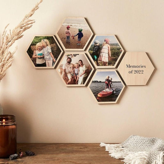 Custom Hexagon Photo Frame | Personalised Gift