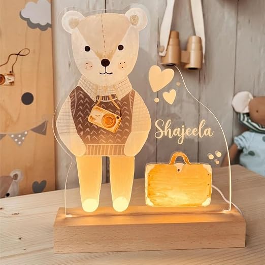 Personalized Animal LED Lamp | Custom Night Light & Gift