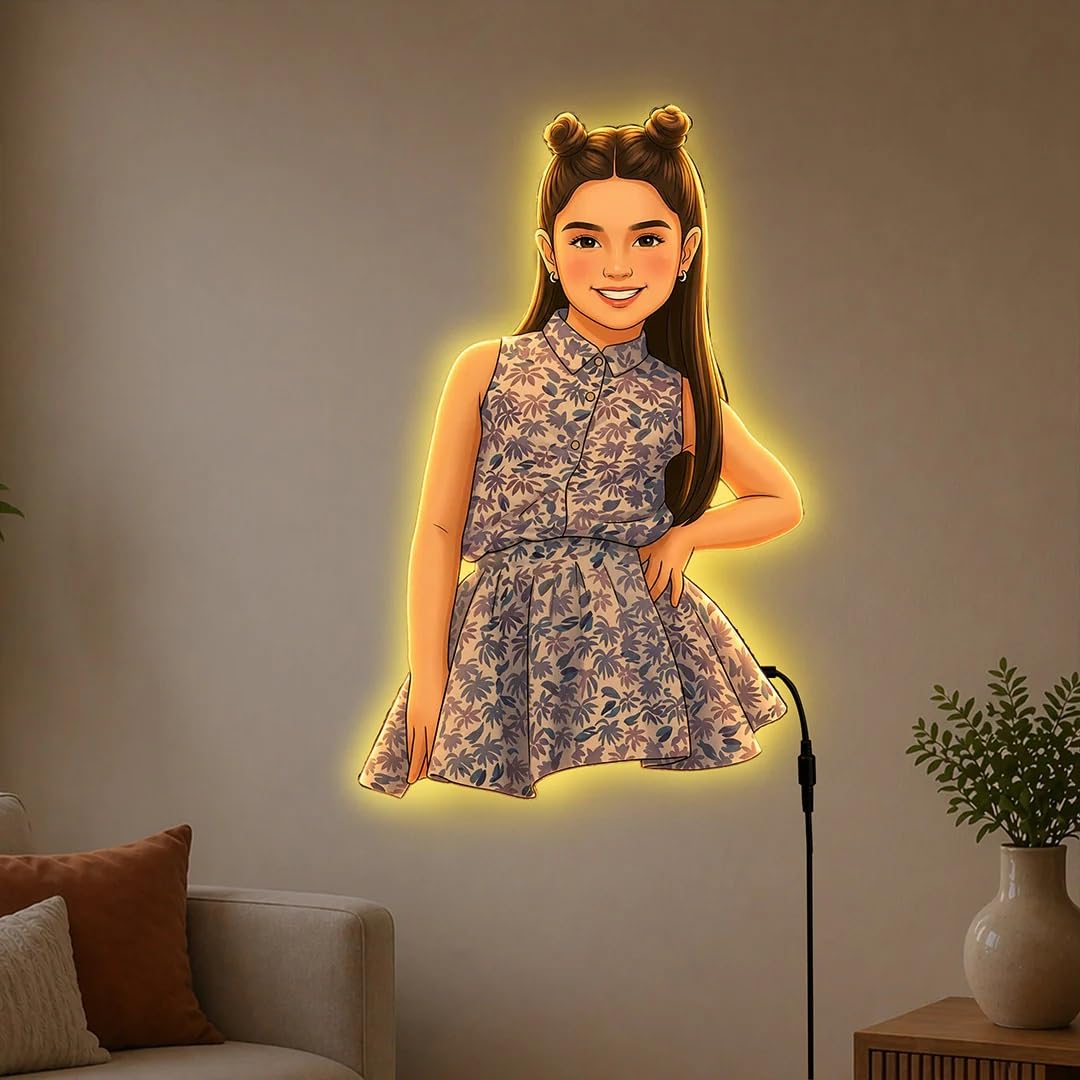 Dream Diva | Personalised Wooden LED Photo Cutout