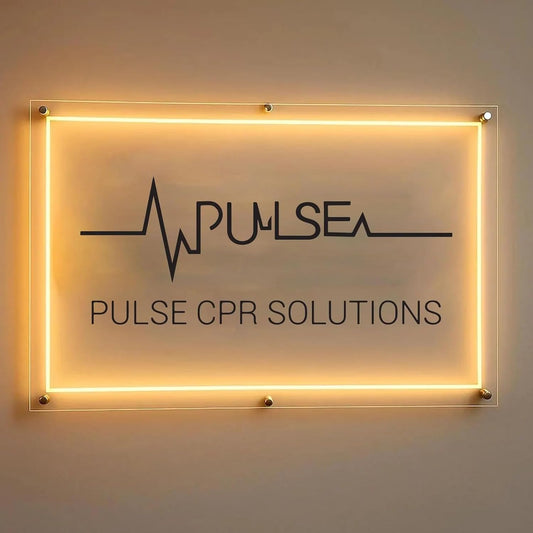 Personalised LED Acrylic Name Plate for Home & Office