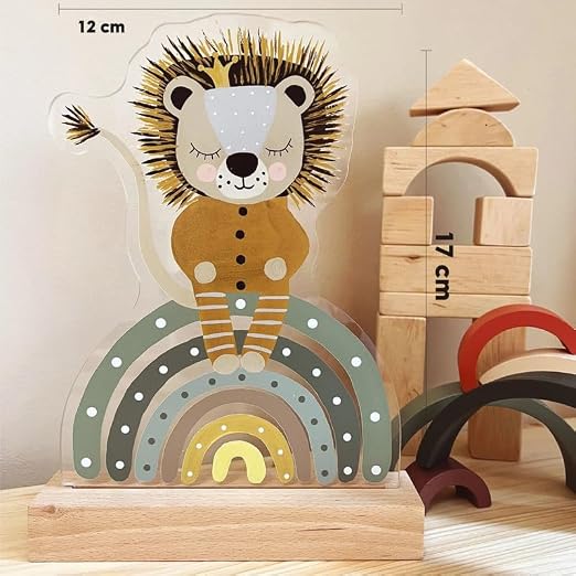Personalized Animal LED Lamp | Custom Night Light & Gift