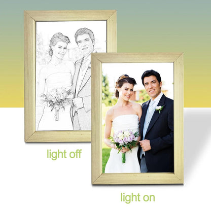 Personalised LED Sketch Photo Frame | Magic Mirror Gift