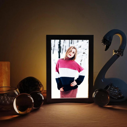 Personalised LED Sketch Photo Frame | Magic Mirror Gift