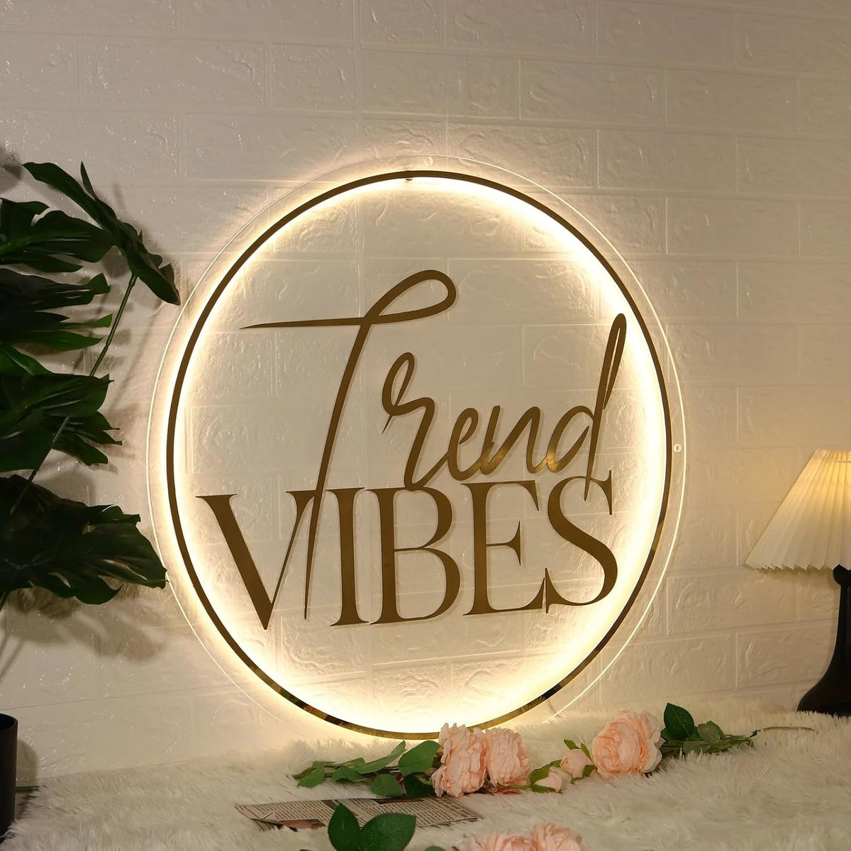 LED Acrylic Name Plate | Custom Name Sign for Home & Office