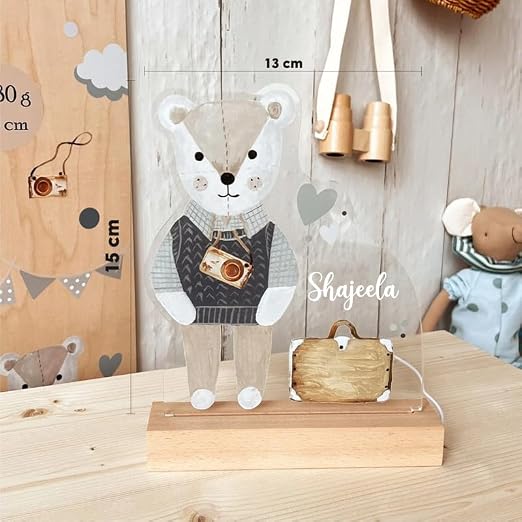 Personalized Animal LED Lamp | Custom Night Light & Gift
