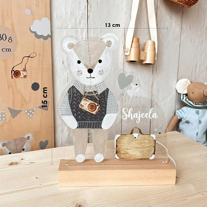Personalized Animal LED Lamp | Custom Night Light & Gift