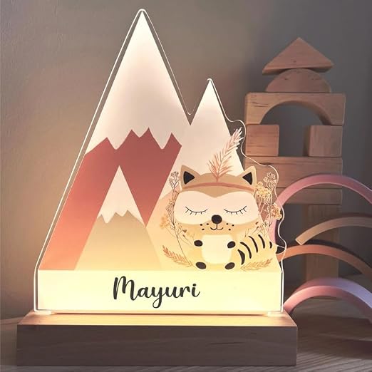 Personalized Animal LED Lamp | Custom Night Light & Gift