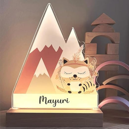Personalized Animal LED Lamp | Custom Night Light & Gift