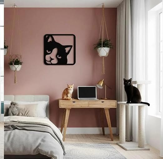 Couple Tree MDF Wall Art | Set of 3 Black Panels