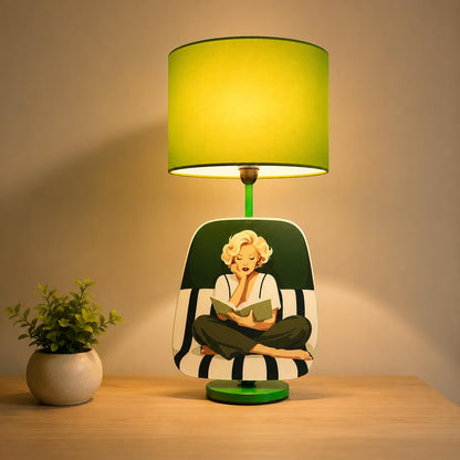 Royal King 55cm Artistic Table Lamp - 6 Color Options