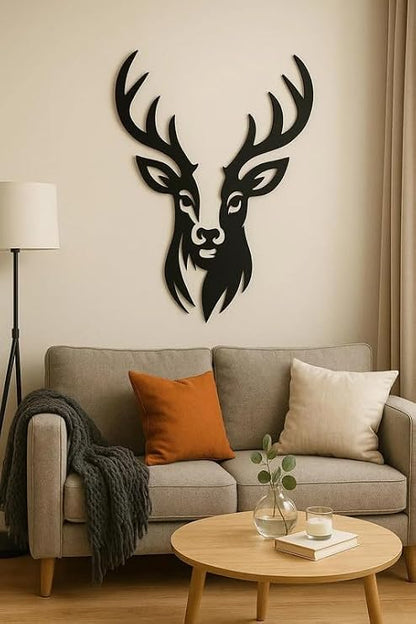 Tree MDF Wall Art | Modern Black Nature Decor