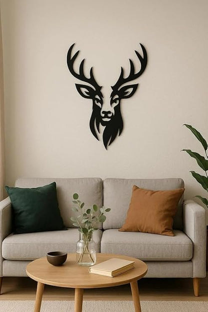 Tree MDF Wall Art | Modern Black Nature Decor