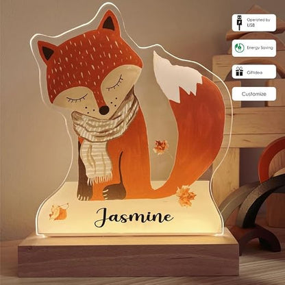 Personalized Animal LED Lamp | Custom Night Light & Gift