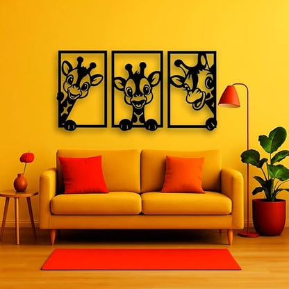 Tree MDF Wall Art | Modern Black Nature Decor