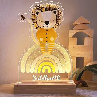 Personalized Animal LED Lamp | Custom Night Light & Gift