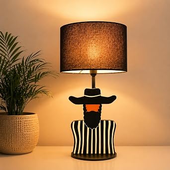 Royal King 55cm Artistic Table Lamp - 6 Color Options