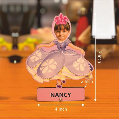 Custom Photo Princess Cutout with Name | Gift for Girls