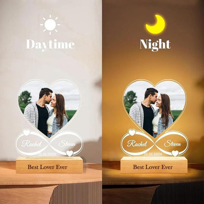 Custom LED Photo Frame | Anniversary & Wedding Gift