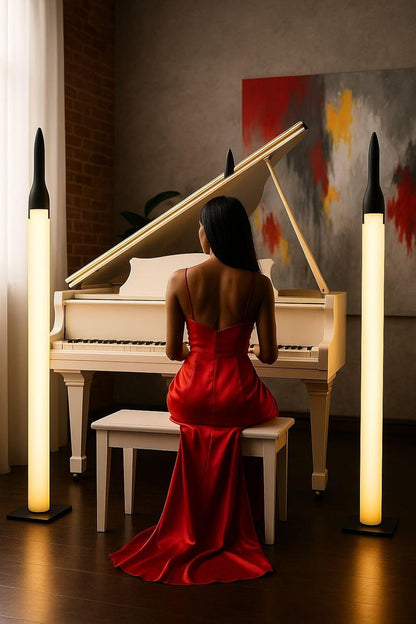 Rocket Shape LED Floor Lamp | Modern Ambient Standing Light