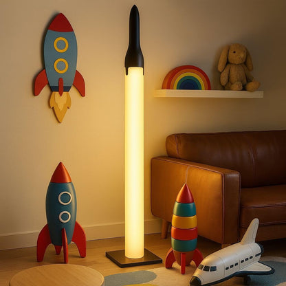 Rocket Shape LED Floor Lamp | Modern Ambient Standing Light