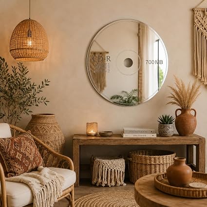 Round CD Mirror | Acrylic Y2K Room Decor