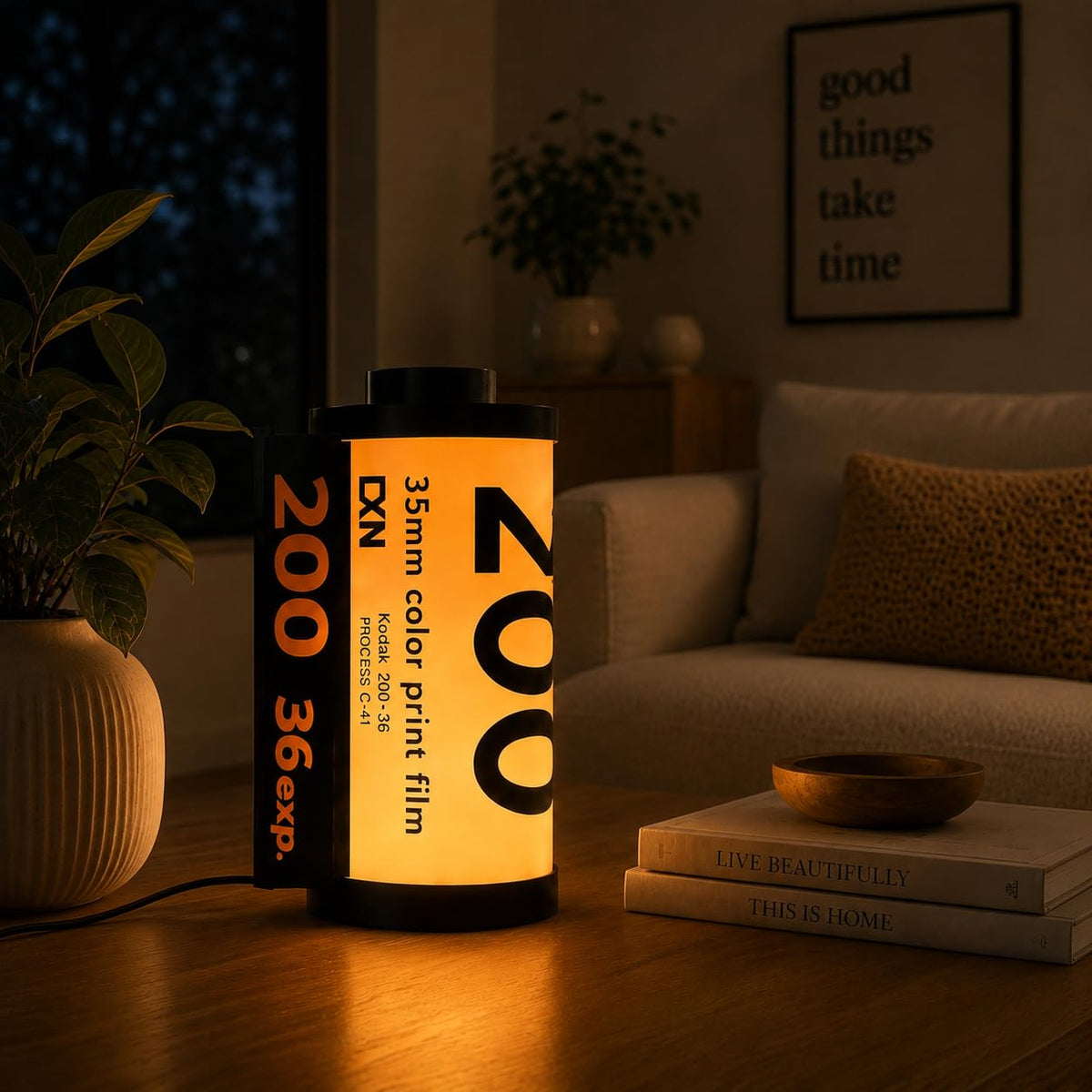 Film Canister Lamp – Creative Desk Lighting