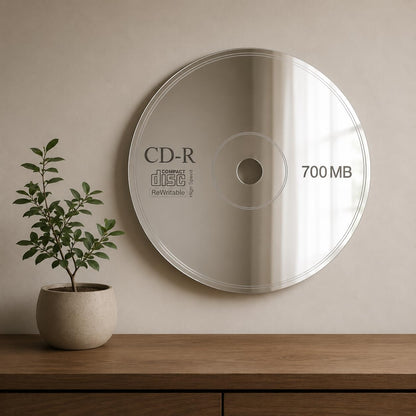 Round CD Mirror | Acrylic Y2K Room Decor