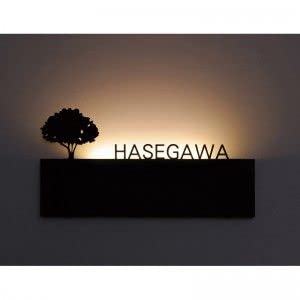 Custom Acrylic LED Name Plate | Weatherproof Door Sign