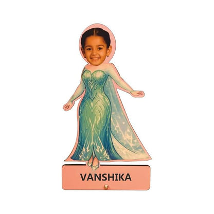 Custom Photo Princess Cutout with Name | Gift for Girls
