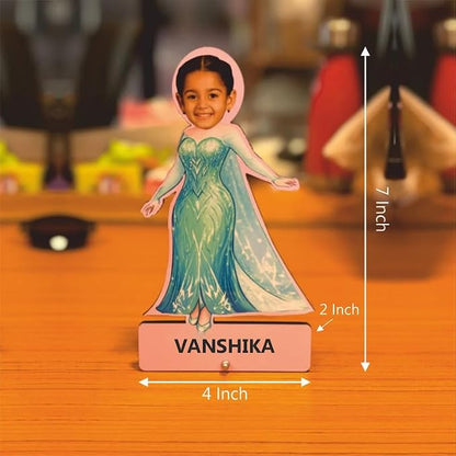 Custom Photo Princess Cutout with Name | Gift for Girls