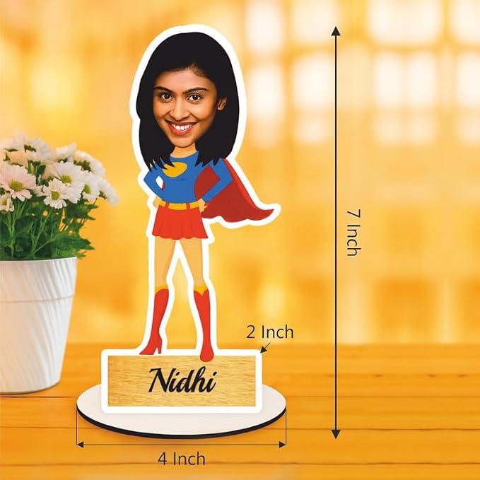 Custom Photo Princess Cutout with Name | Gift for Girls