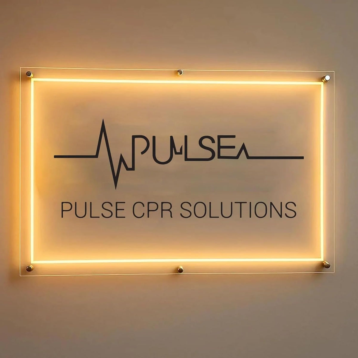 Personalised LED Acrylic Name Plate for Home & Office