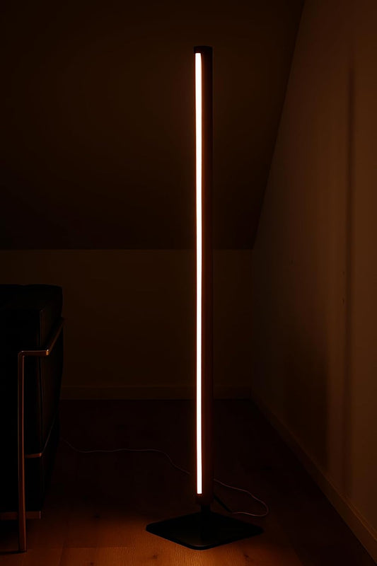 Modern LED Floor Lamp | American Walnut Wood